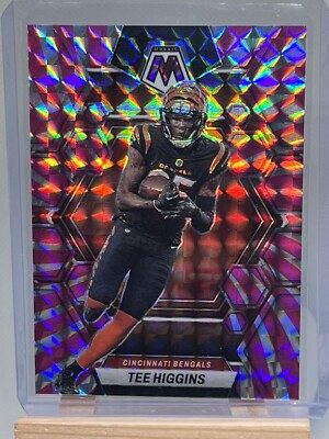 2023 Mosaic Tee Higgins FOTL Pink Swirl /11 - Bengals