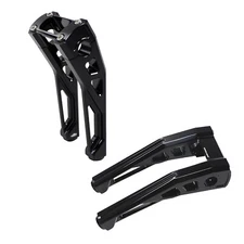 1.0" Handlebar Black Pullback Riser Clamp for Harley Softail Standard FXLRST 