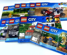 Lego City INSTRUCTION MANUALS ONLY (Lot Of 10 Manuals)