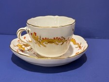 Meissen Yellow Dragon Red Dot Demi Demitasse Cup Saucer 18 Available