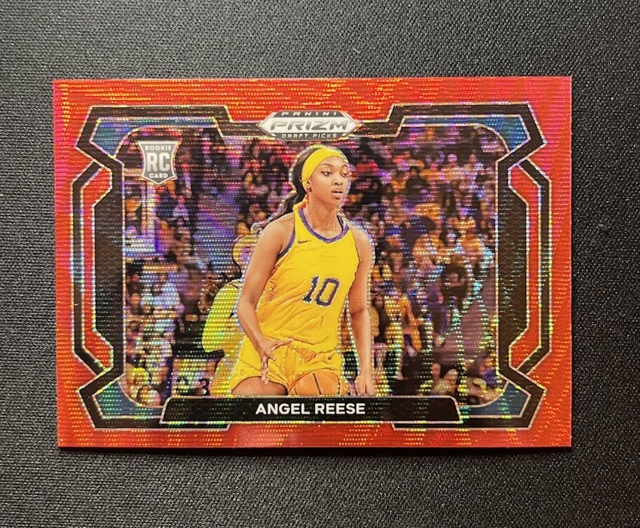 2024 Prizm Draft Picks ANGEL REESE Red Wave Variation Prizm Rookie #38 LSU RC