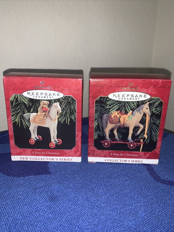 Hallmark Keepsake Christmas Ornaments Keepsake A Pony For Christmas Series New