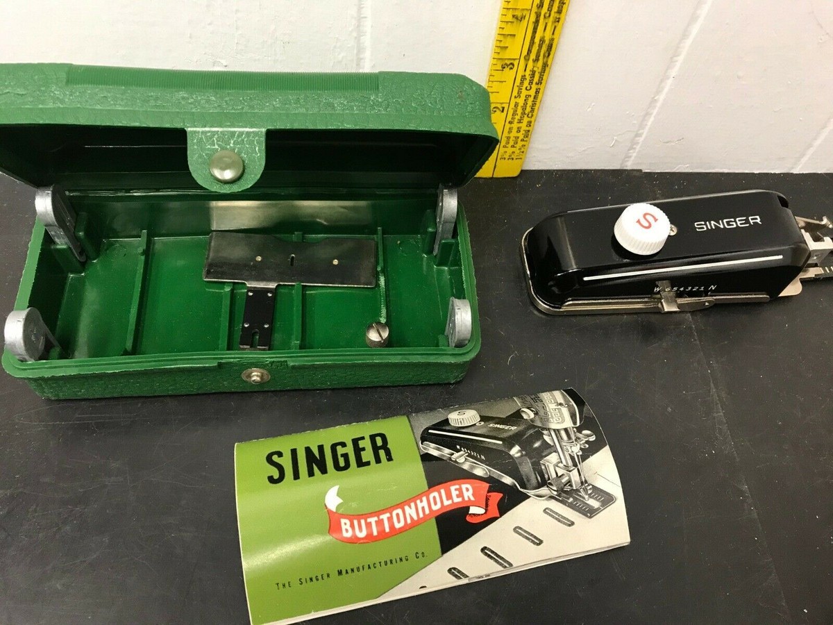 VINTAGE SINGER SEWING MACHINE BUTTONHOLER ATTACHMENT NO.160506