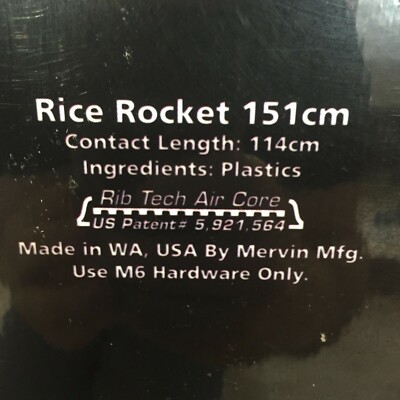 🚨FREE SHIP USA 48🚀 LIB TECH 151cm Rice Rocket Snowboard Evil