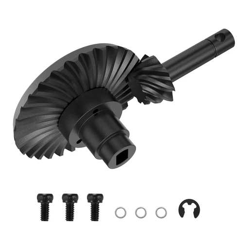 8/30T Overdrive Helical Gear Set Front Rear Axles Steel Alloy for SCX10 II Up...