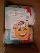 Milliard bedding Bed Rail Bumper Toddler Foam 52x7x4.5 Inch Pack of 2 , White