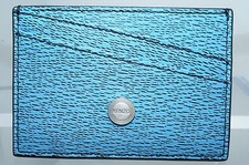 New Kenzo Men's Blue Wallet Credit Card Holder Money CC Case