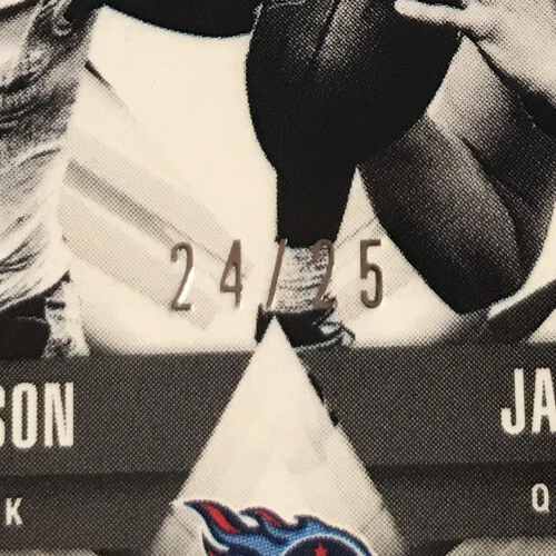 2013 Panini Spectra Combo Materials RED C.Johnson/J.Locker #14 #’d 24/25 - Image 3 of 3