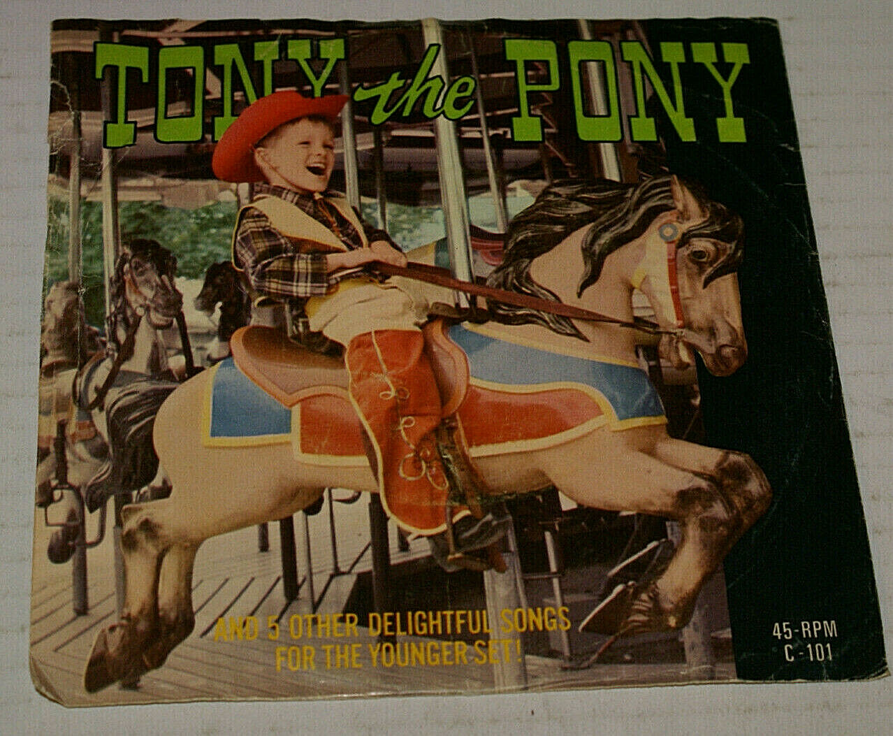 Tony the Pony and 5 other songs 45 RPM w Jacket Singer: Dora Hall Out Of Print