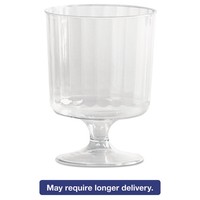 Wna Classic Crystal Plastic Wine Glasses On Pedestals 5 Oz. Clear Fluted 10/pack on sale Wna Classic Crystal Plastic Wine Glasses On Pedestals 5 Oz. Clear Fluted 10/pack on sale