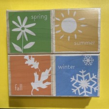 Z Hero Arts Rubber Stamp Set Background Season Spring Summer Fall Winter