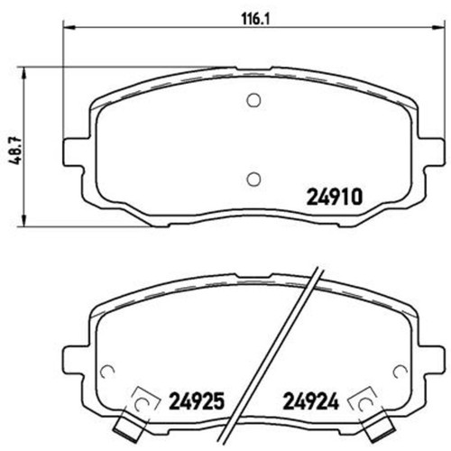 BREMBO Bremsbeläge Bremsbelagsatz Bremsklötze BEYOND LINE