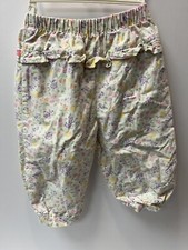 Vintage OshKosh BGosh  Floral Pants 24 Months Ruffle Bottom USA Free Shipping