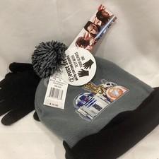 Boy's Star Wars 2-Piece Hat Texting Gloves Set, One Size MSRP 18.00 NEW