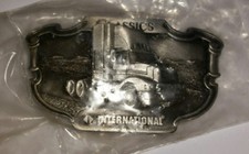 Vintage Tonkin Classics International Semi Truck Belt Buckle NEW IN BAG