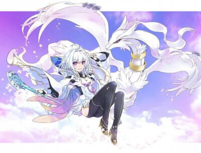 Anime pok mon merlin fate prototype reshiram ayaa2lu Stitched Gaming Mat Desk