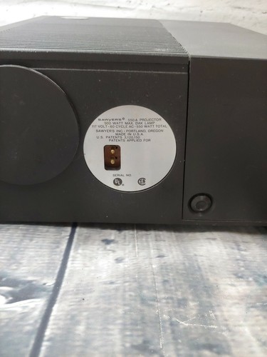 Vintage Sawyer's 550A 2 x 2 Slide Projector w/Box NO POWER CORD - Picture 9 of 12