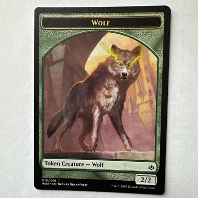 Wolf Token (015) War of the Spark MTG Magic The Gathering LP | eBay Wolf Token (015) War of the Spark MTG Magic The Gathering LP | eBay