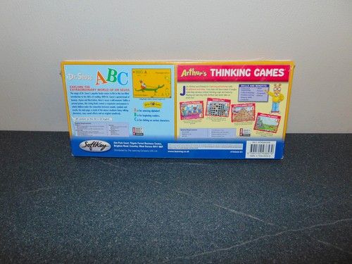 Dr Seuss ABC & Arthur's Thinking Games Double Pack *Sealed* New-Unused 2000 - Picture 5 of 6