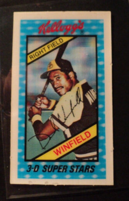 1980 Kellogg's 3-D Super Stars #32 Dave Winfield SD Padres NMT-EX AUCT#11593