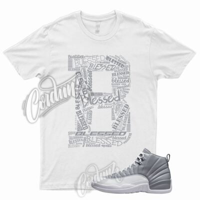 BLESSED T Shirt for J1 12 Stealth High Low Mid OG Cool Grey Shadow Smoke 1