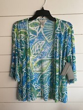 Ladies Multiples Open Jacket, Size Petite Medium, Prime Summer , Nwt