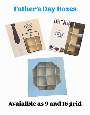 Leere Pick And Mix Sweet Box Vatertag Motiv 15*15*3,5 cm