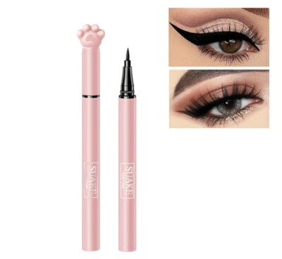 Cute Cat Paw Extra Slim Liquid Eyeliner (Black) Waterproof - Fast Ship + Gift