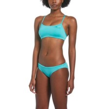 NIKE RACERBACK BIKINI SET SIZE L (UK 14) WASHED TEAL