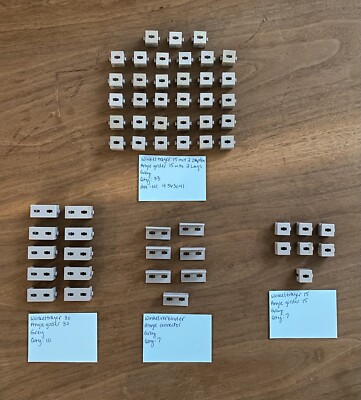 VINTAGE FISCHERTECHNIK SPARE PARTS - ANGLE GIRDER COLLECTION -111 PIECES
