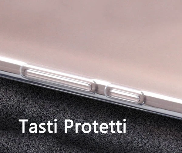 CUSTODIA COVER PER Huawei Mate 9 SLIM TRASPARENTE morbido TPU copertura bordo - Immagine 2 di 4