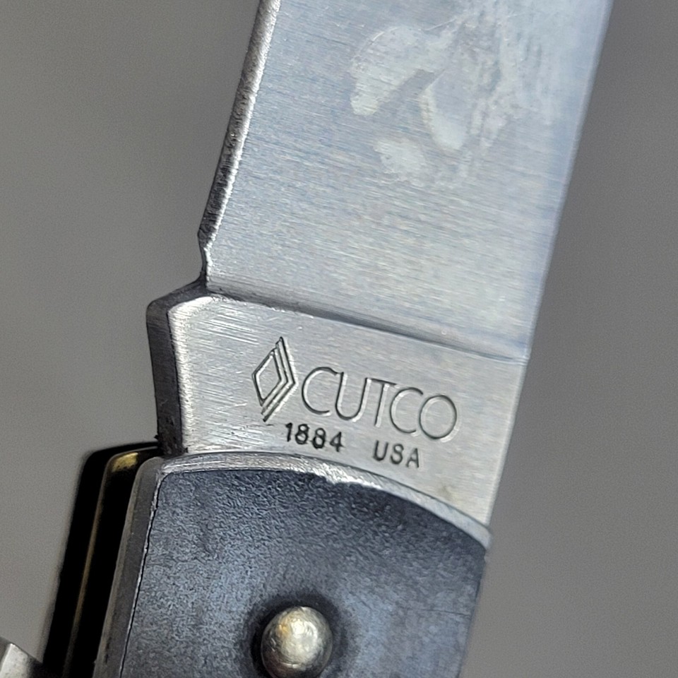 Cutco Cutlery 1884 2 Blade USA Folding Pocket Knife Vintage eBay