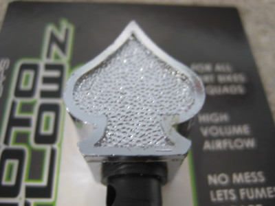 NOS MotoFlowz Chrome Spade Gas Tank Vent Cap | eBay