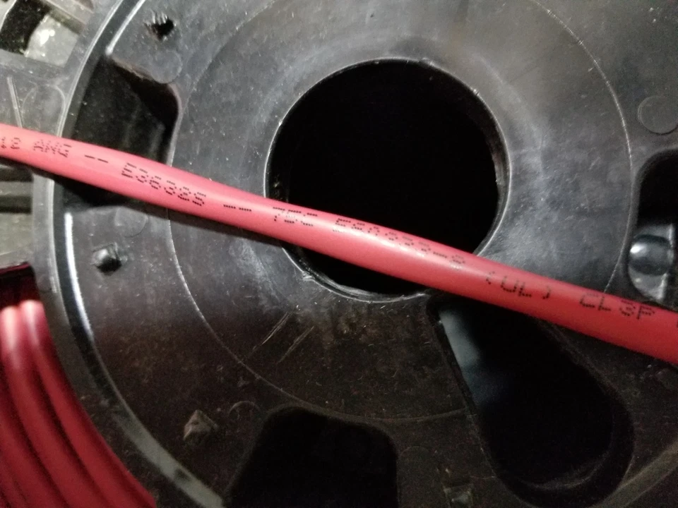 Carol E3632S 12/2C Solid Shield Plenum Fire Alarm Cable Wire FPLP/CL3P Red /50ft - Image 3 of 4