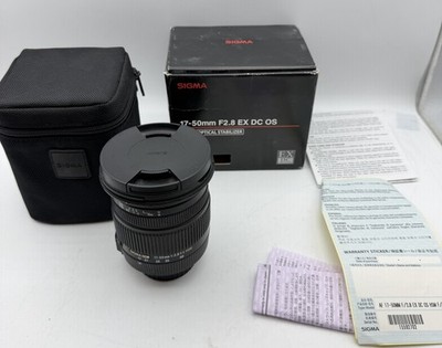 Sigma 17-50mm F/2.8 EX DC OS Lens For Nikon Used Flaws*