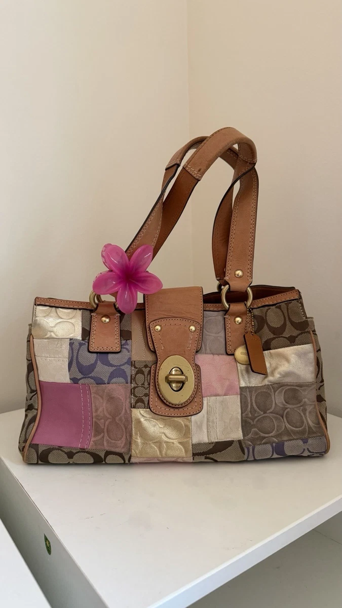 Coach Patchwork Shoulder Bag Exterior Bags & Handbags for Women