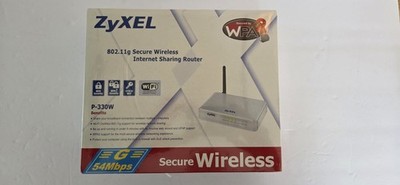  Zyxel Secure Wireless Internet Sharing Router P-330W G 54MBPS 
