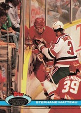 Stephane Matteau 1991-92 Stadium Club #391 Calgary Flames