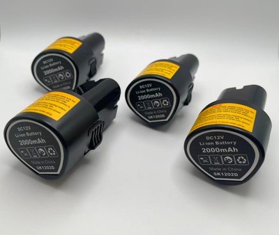 Saker SK1202D Replacement Cordless Buffer Polisher 4 Battery Only 2000mAh Black