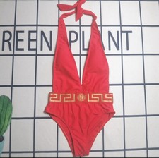 Beautiful Red One-piece Swimsuit Size Medium New With Free Shipping