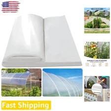 Heavy Duty 12x50ft Greenhouse Plastic - 6 Mil UV-Stabilized, 3x Longer Lifespan