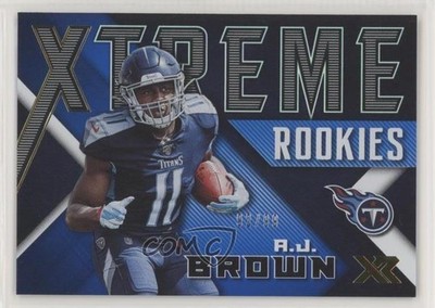 2019 Panini XR Xtreme Rookies Blue 93/99 AJ Brown #X-11 RC 0u3s