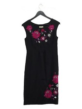 Monsoon Bodycon Midi Dress UK10 in Black
