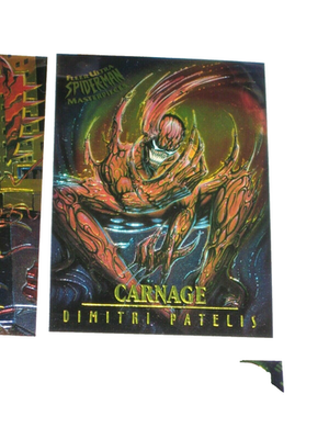 1995 Fleer ULTRA Spider-Man INSERT MASTERPIECES 9 Card Set VENOM
