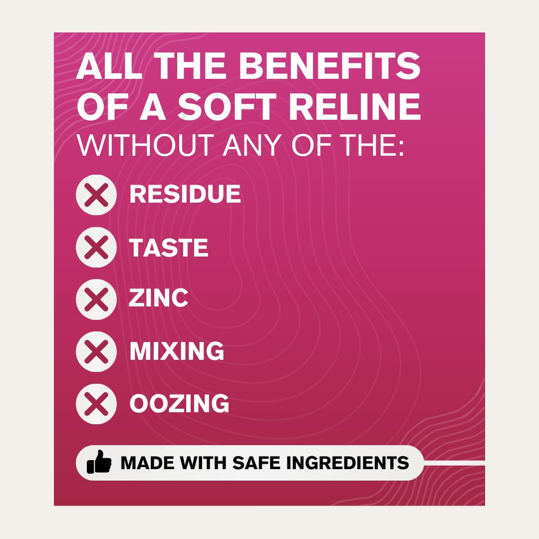 Thermoplastic Denture Adhesive, 0.35 Oz Travel Size (Pack of 3) – Refits and Tig