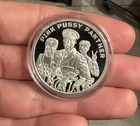 2022 Pink Pussy Panther WWM #18 Silver Shield 1 oz .999 Silver Round Proof Rare