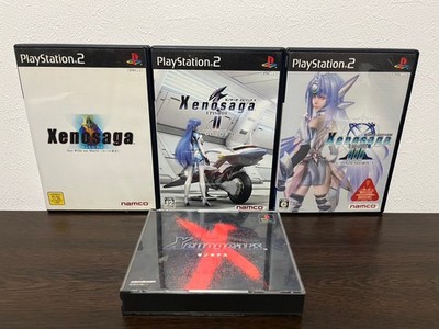 Xenogears & Xenosaga Episode I II III Trilogy 4 Spiele Set Sony PS2 Japan getestet