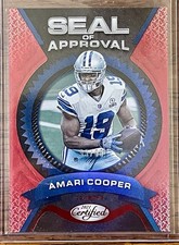 2021 Panini Certified Amari Cooper Seal of Approval 93/99!!! Dallas Cowboys WR