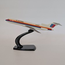 Vintage Air-Jet Advance Model Plane - United Airlines 727 Saul Bass Logo