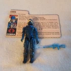 Vintage GI Joe Figure 1982 Cobra Soldier (Straight Arms) Complete With File Card